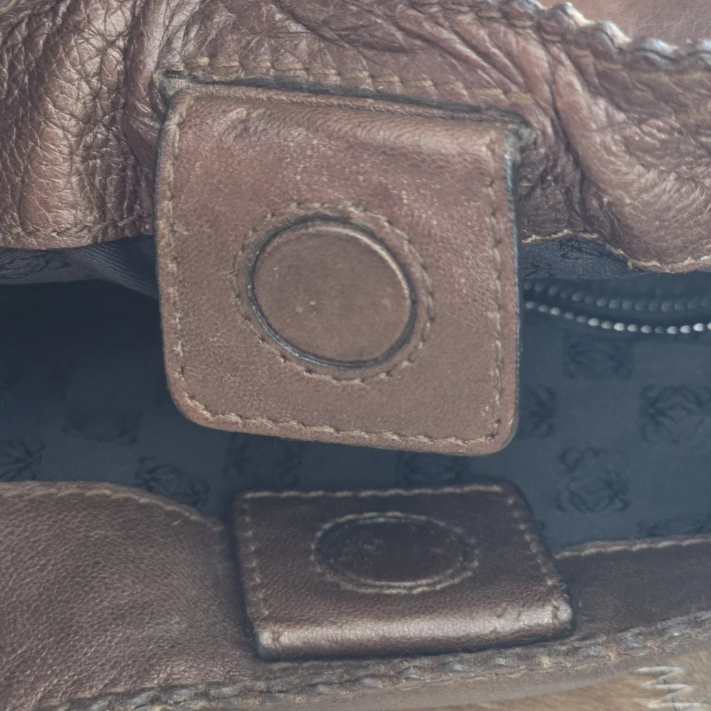 LOEWE Vintage Nappa Leather Shoulder Bag